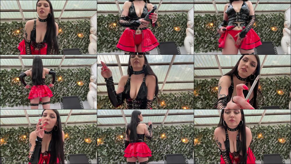 Latex shining and human ashtray POV - August 03, 2022