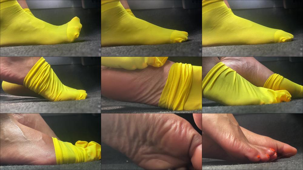 Nylon Sock Removal In Car Pt 1