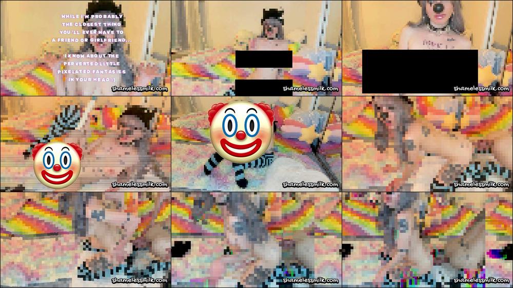 Horny Anal Clown Slut Makes Beta Cucks Pixel-Pump