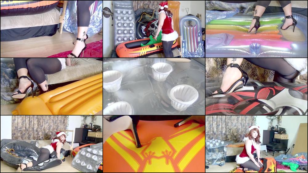 Santa's Helper Pops Your Inflatables - Dec 5, 2018
