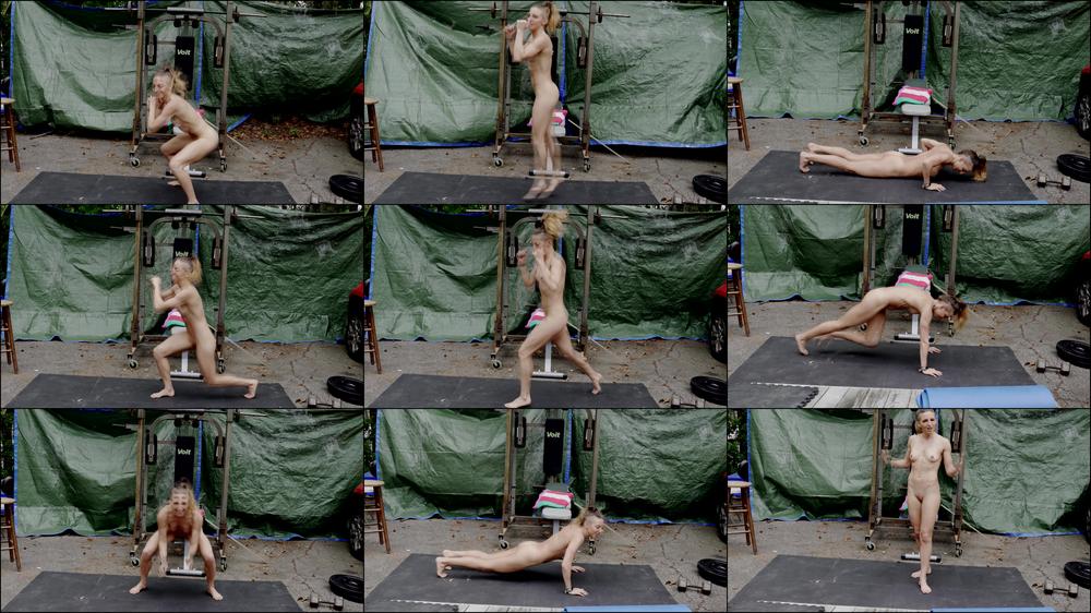 Savage Naked Public HIIT Sweaty Workout - May 15, 2020