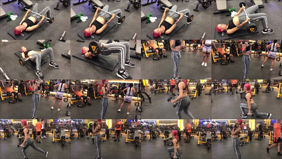 Ariabaker Workout At The Gym