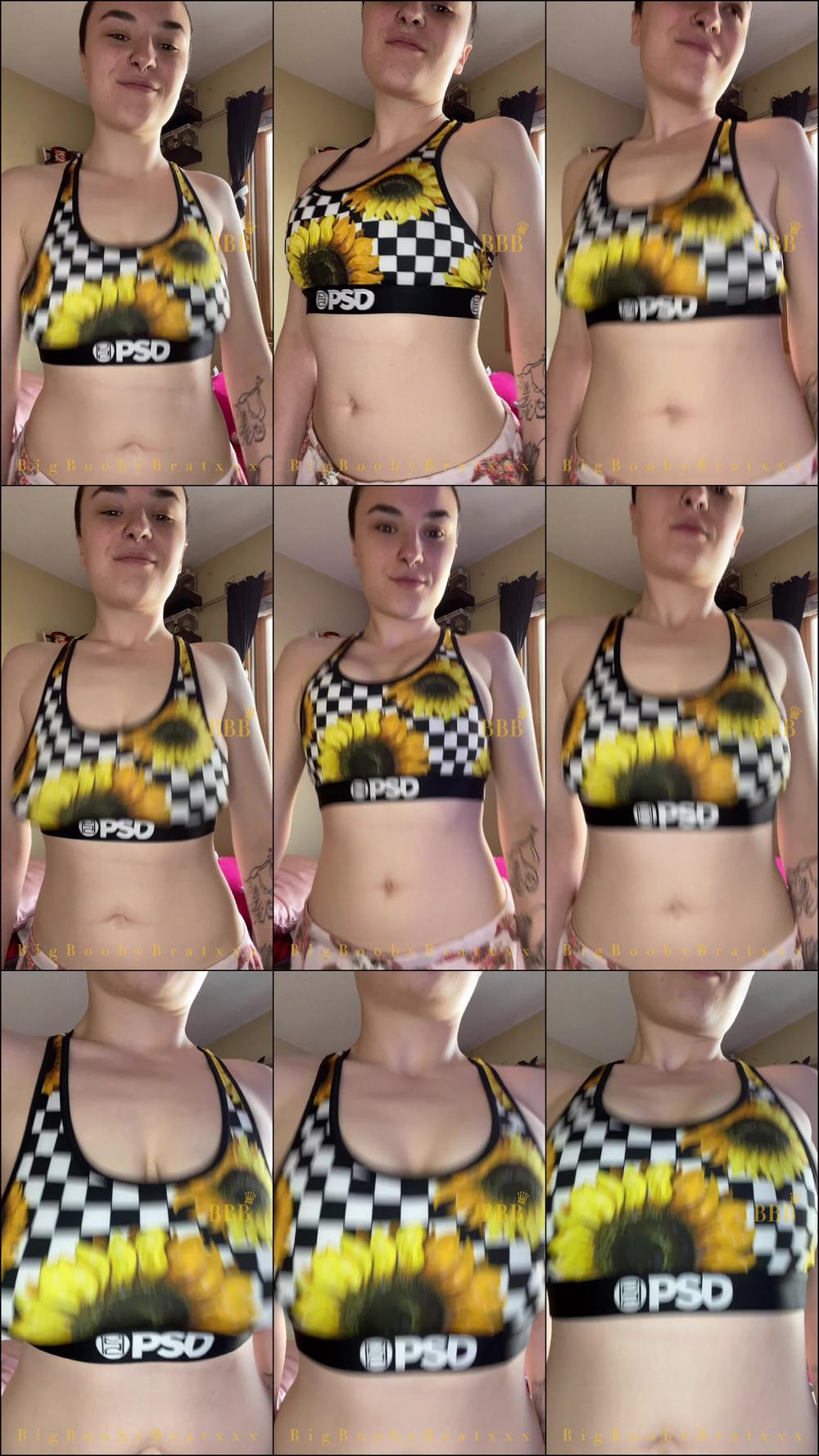 Bouncing my DDDD in Sports Bra | Slo Mo