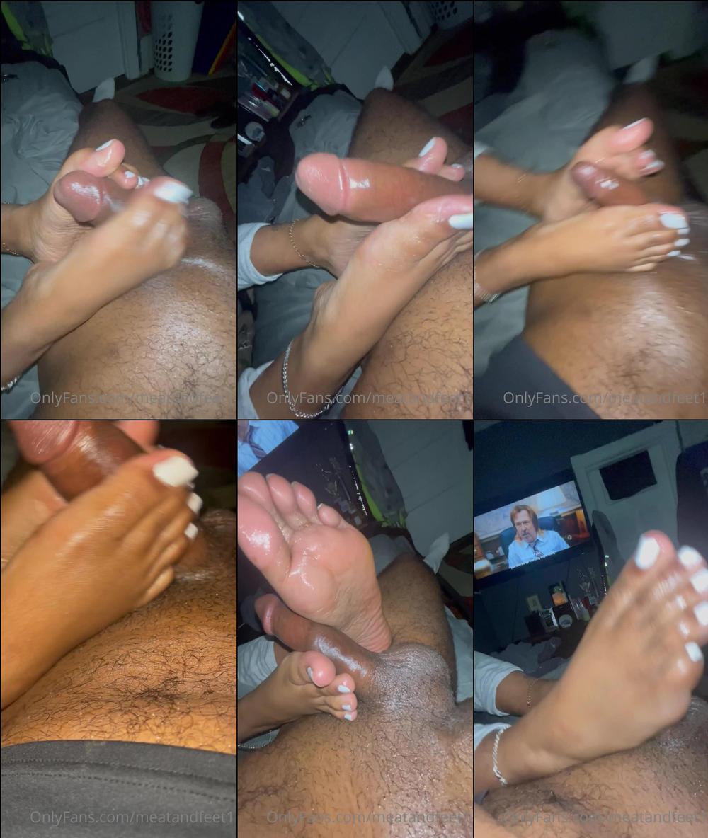 meatandfeet1 19 08 2022 2566331422 ebony feet working meat this is a footjob stroking dick with her soles like it s h