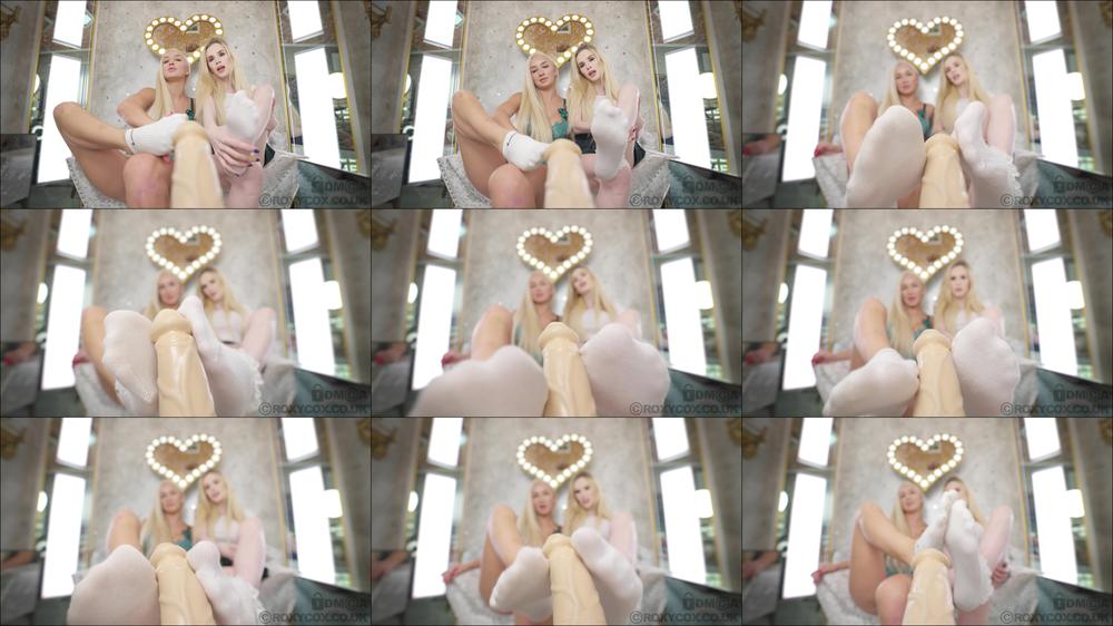 Girl Girl Sweaty Socks JOI Footjob - April 18, 2021