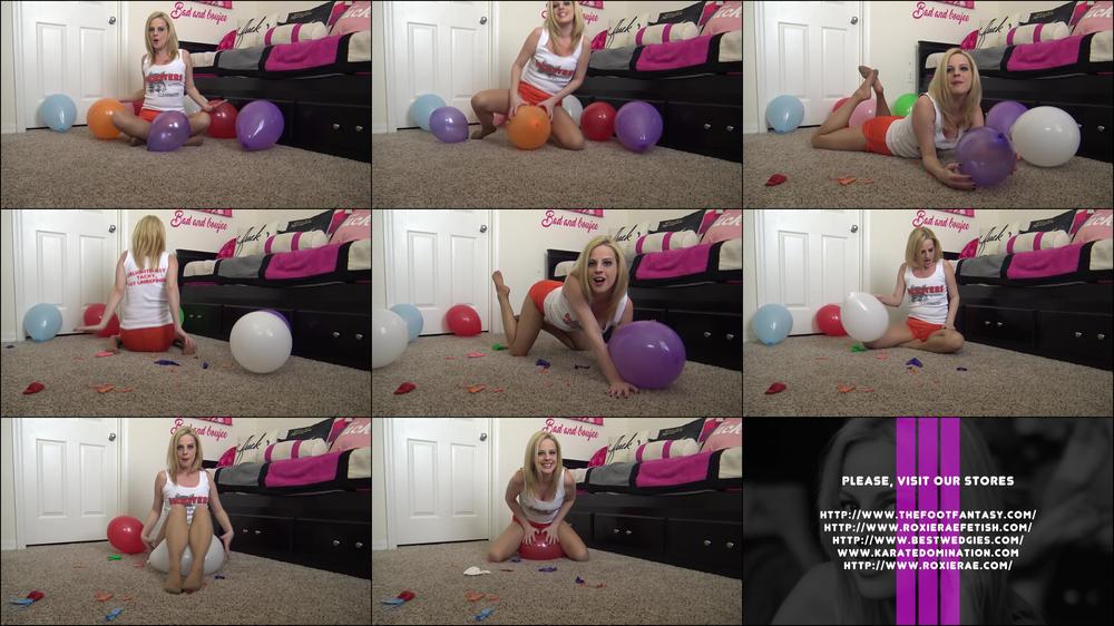ROXIE HOOTERS GIRL BALLOON SIT TO POP - August 21, 2023