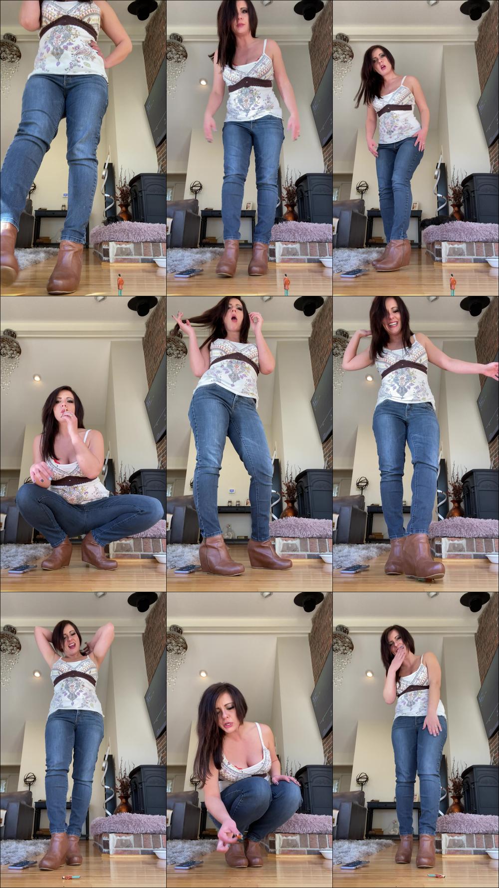 Giantess Destroys Tiny Man - Feb 14, 2022