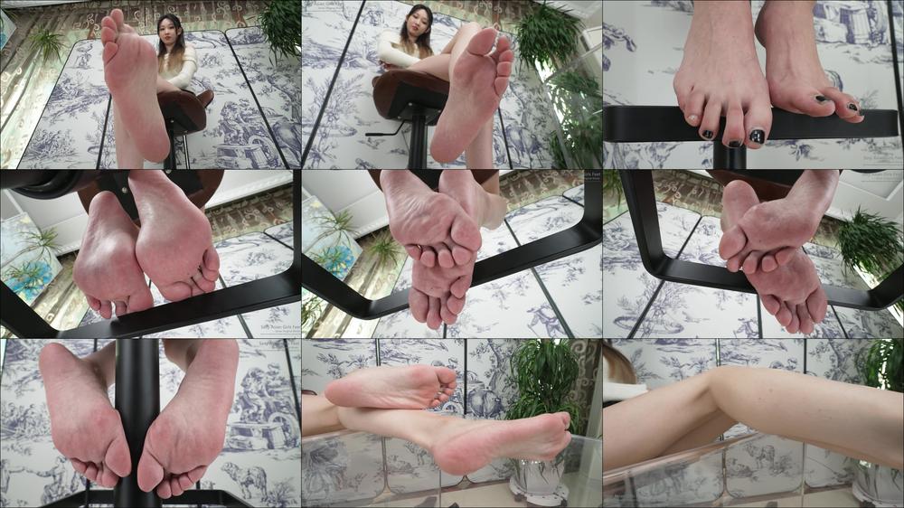 Sexy Asian Girls Feet - Pretty Sexy Asian Girl Caibao Shows Off Her Sexy 39Eu Big Feet12 4K
