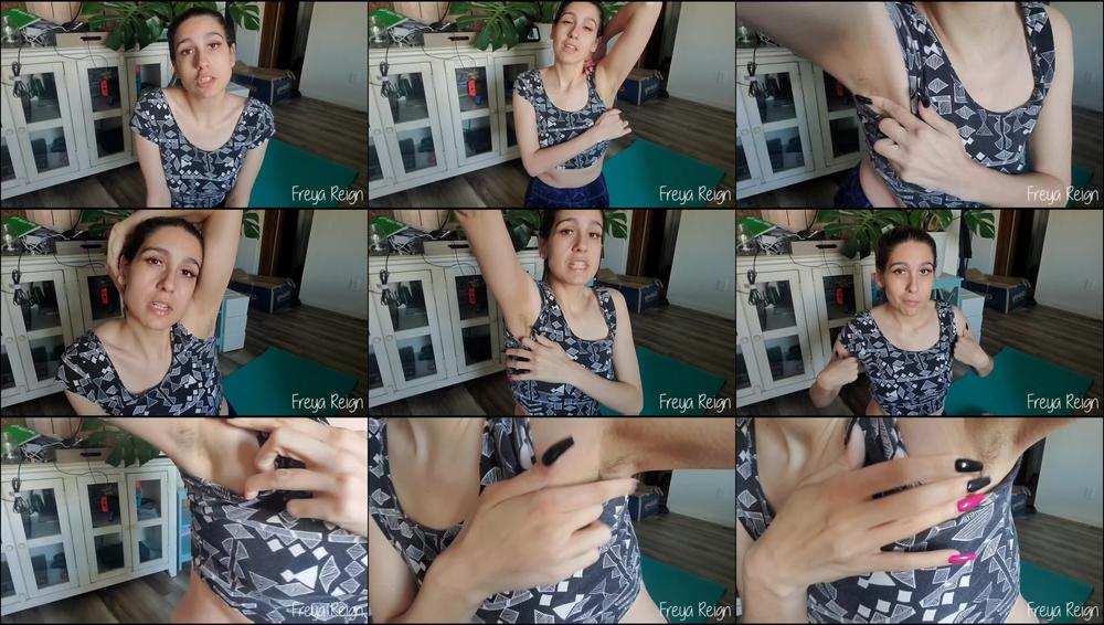 Yoga GF Teases You W/ Her Sweaty Armpits