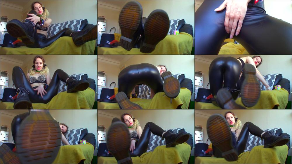 Lick My BOOTS And Leather CROTCH
