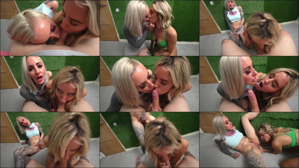 Jessica Carter & Angel Long Suck Cock