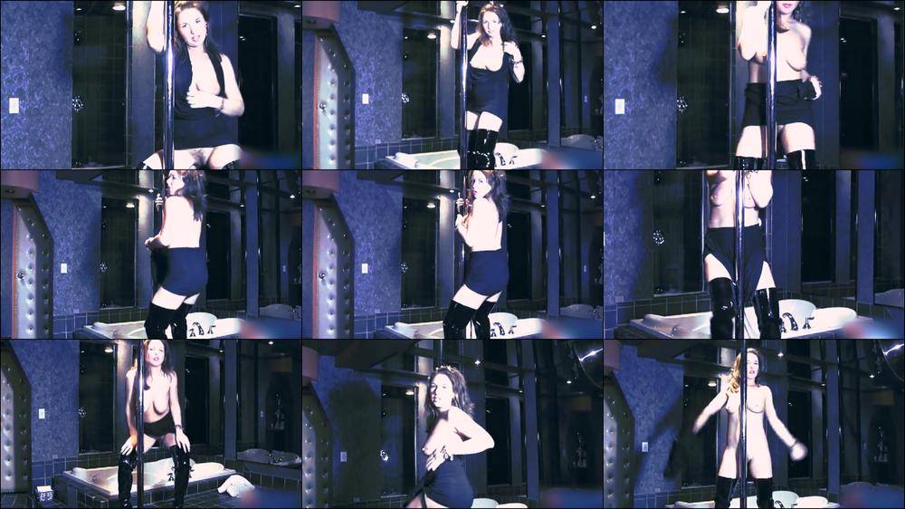 Streap tease around my pole