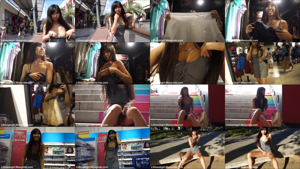 Littlesubgirl Flash In Crowded Mall Amp Squirt In Public