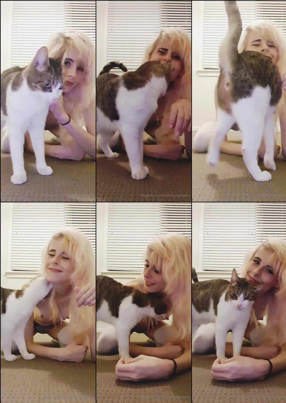 sammysplosion 10 04 2020 223878545 This is for those of you who wanted to hear my voice. Also, there's a cat... Can you handl