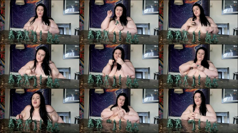 Giantess Repels Table Attack