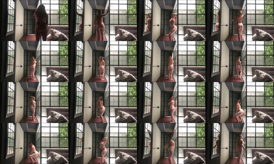 Embermae Sexy Bbw Window Tease