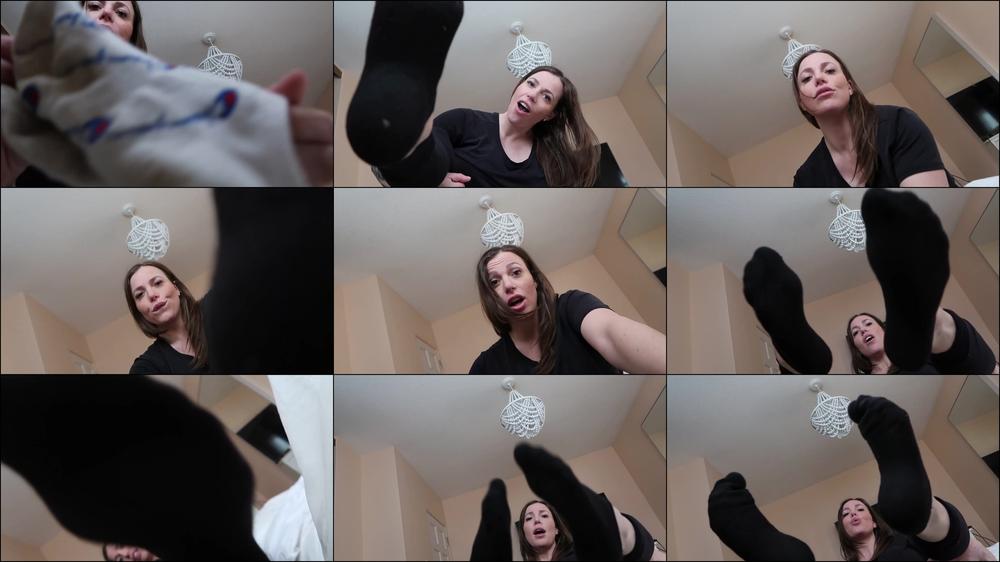 Caught Sniffing my Socks