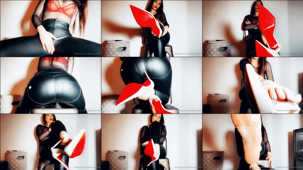 alexxavonhell 111797395 2021 02 20 white loubies tease and feet 