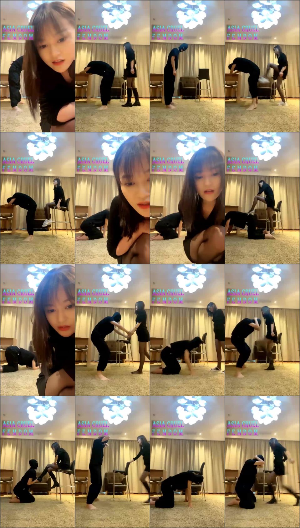 Asia Cruel Femdom Vicious Lady Ballbusting So Hard