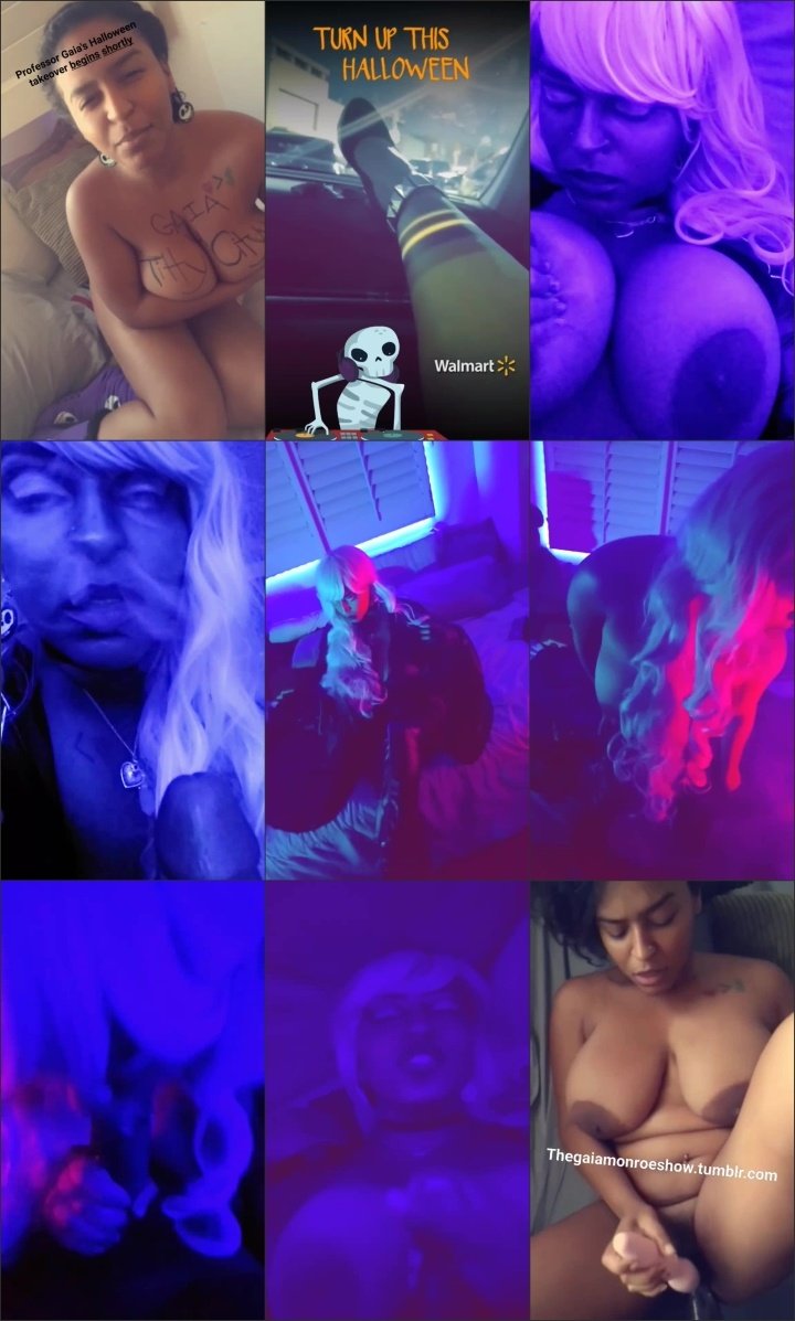 Professor Gaia Storm Fucks Black Panther On Snapchat
