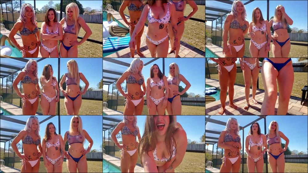 POV Barefoot Bikini Ball Busting - March 17, 2021
