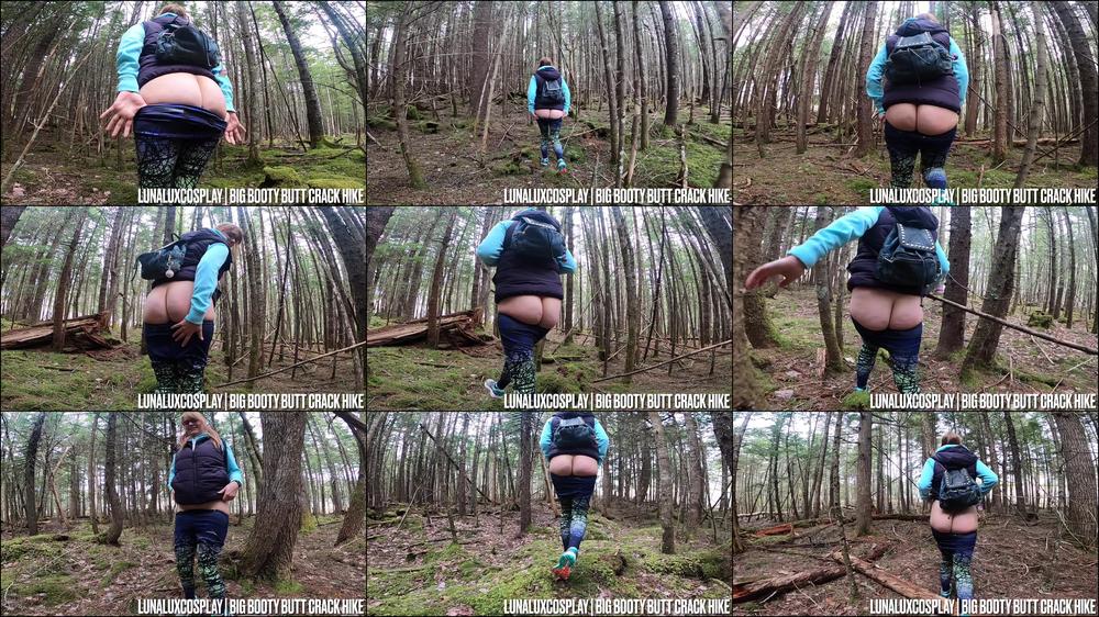 Big Booty Buttcrack on Hike