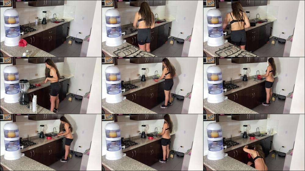 maid doing her job with a locked wedgie - July 26, 2022