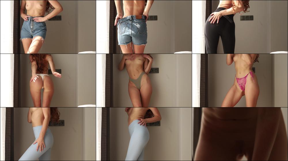 panties try on