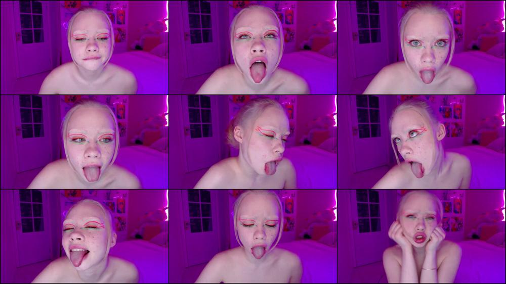 Exotic MakeUp White Eyebrow Ahegao - February 26, 2022