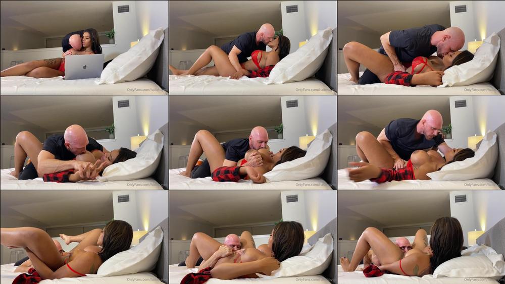hallehayes 04 10 2020 1014811734 FREE CLIP 1st 5 minutes of my scene with Johnny Sins 