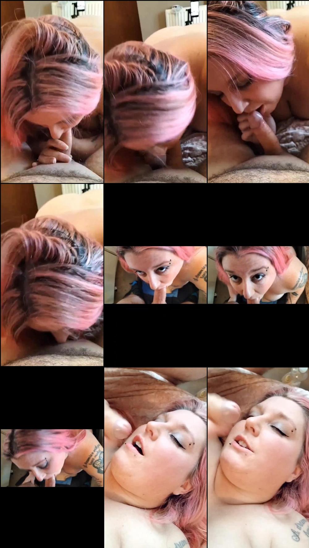 Sucking cock with thick cum facial - June 13, 2022