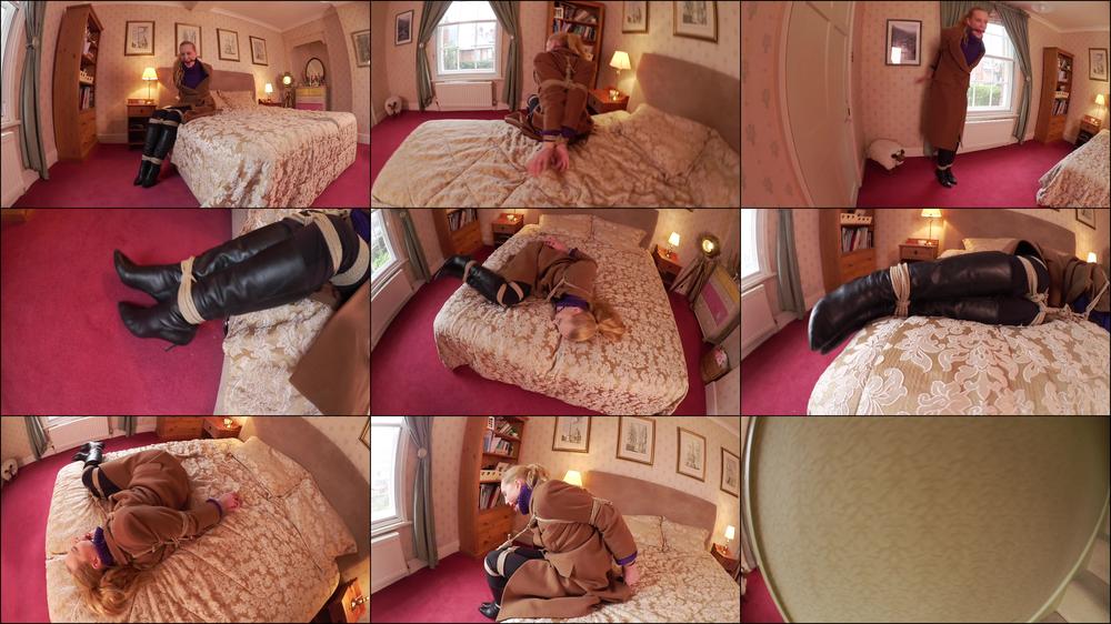 Ariel Anderssen Spy Tied In Winter Coatrollneck Boots