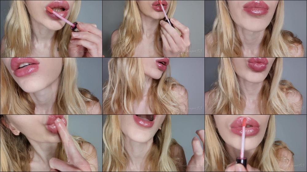 Mesmerizing glossy lips