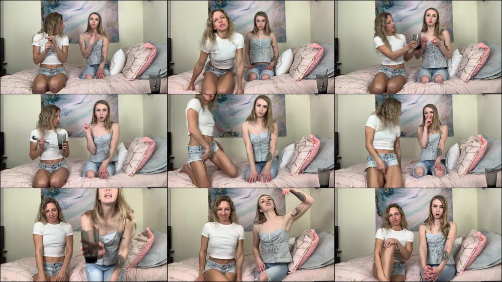 Macy & Lora - Cum Eating Instructions - March 23, 2021
