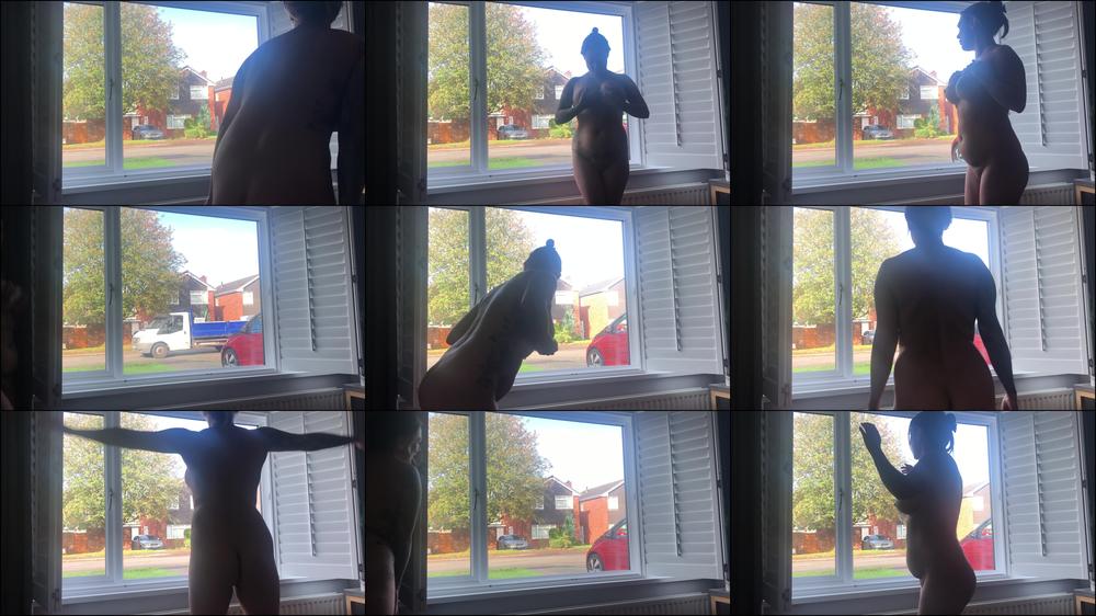 Jumping Jacks in the Window - He definitely saw me