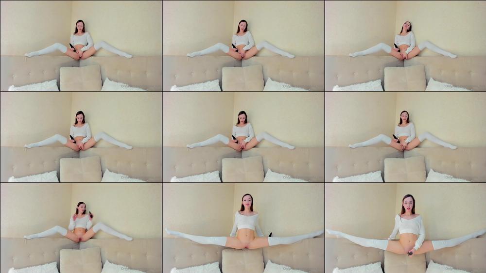 angela_ride 01 04 2022 2325332496 Monthly PPV video  Using hitachi in a split then fingering to cum