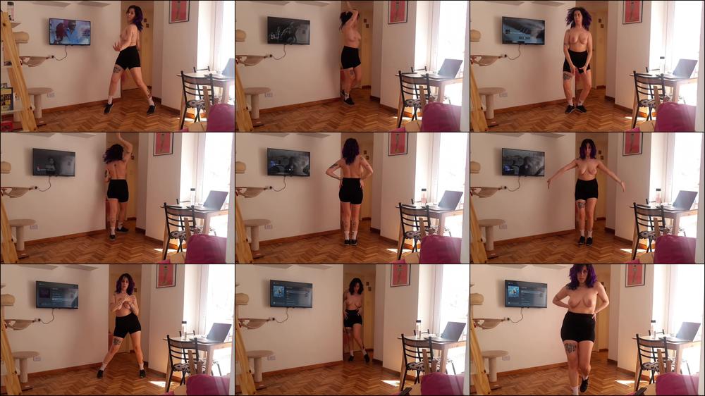 Dancing shaking bouncing