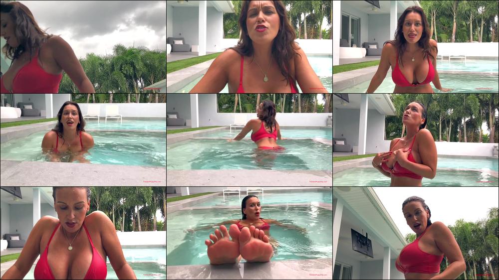 Megan Jones' Pool Tease