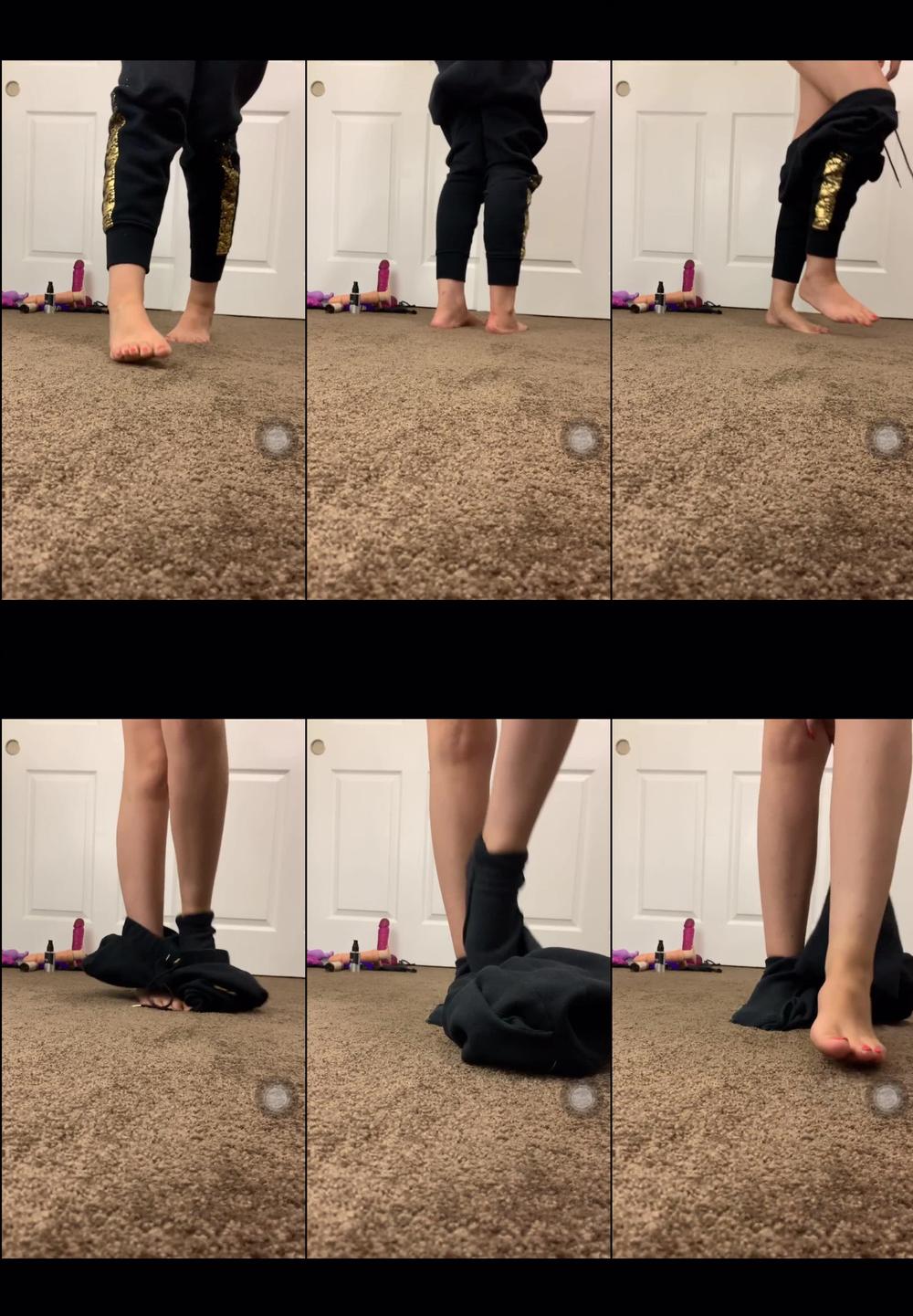 leahwintersxoxo 01 01 2020 116089408 My toes look so cute trying to wiggle out of pants