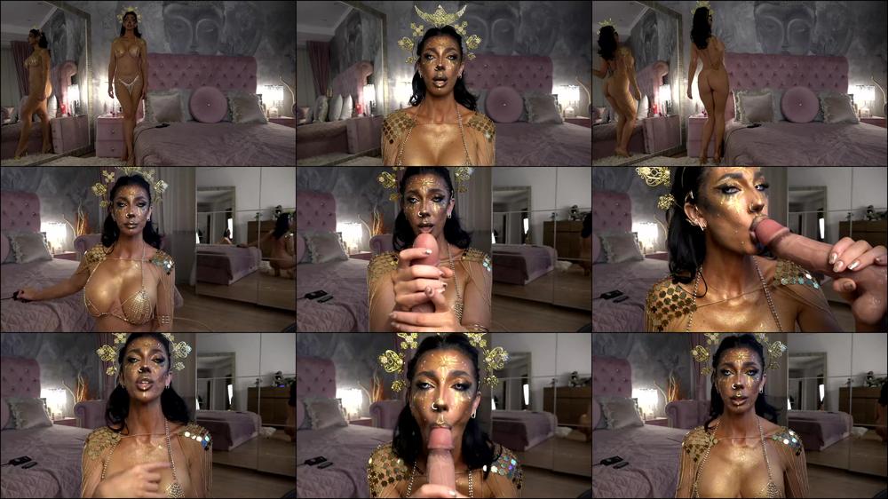 Gold Goddess serving her one and only God