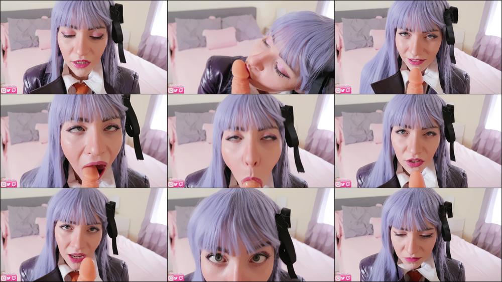 Kyoko Kirigiri's Ahegao Blowjob