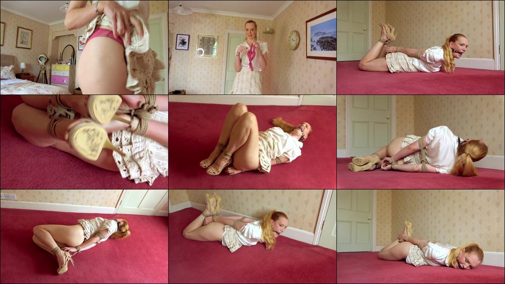 Ariel Anderssen Hogtied Ballgagged Escape Attempt