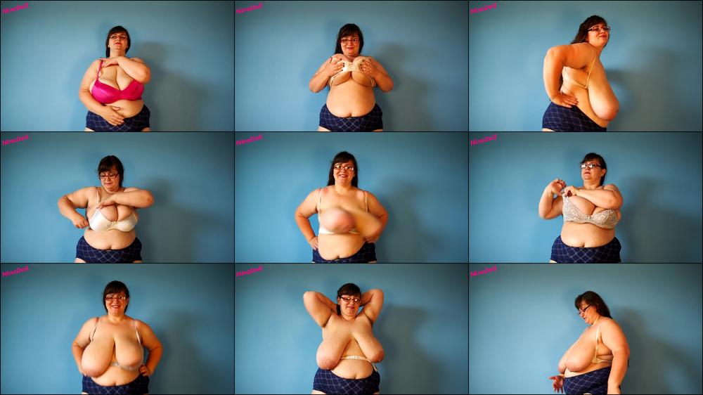 trying small bras 4 u, jiggle and bounce