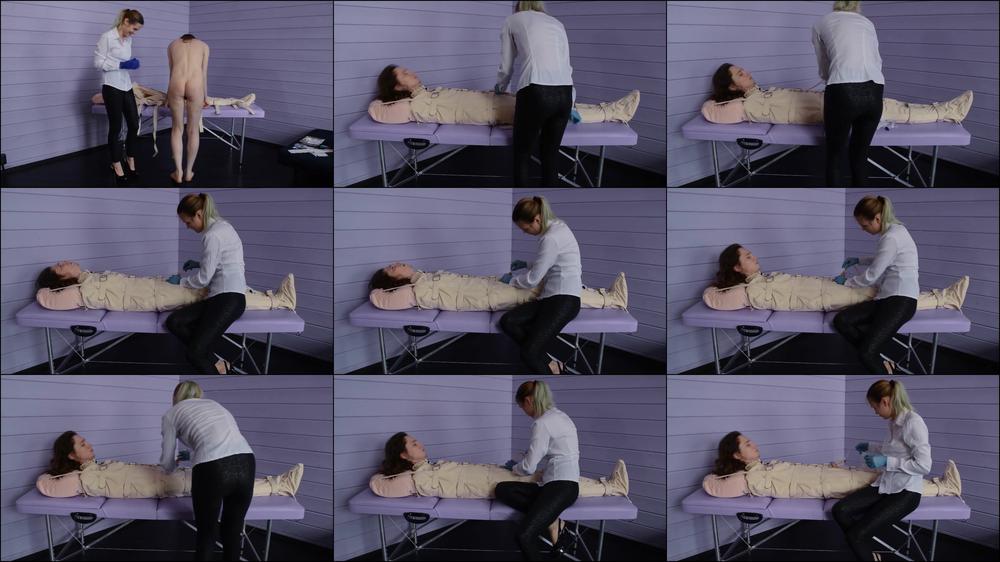 Figging and bondage and catheterization