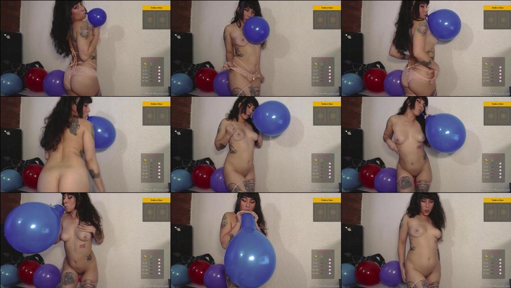 BLOW TO POP A BALLOON WHILE I GETTING NAKED - December 07, 2023