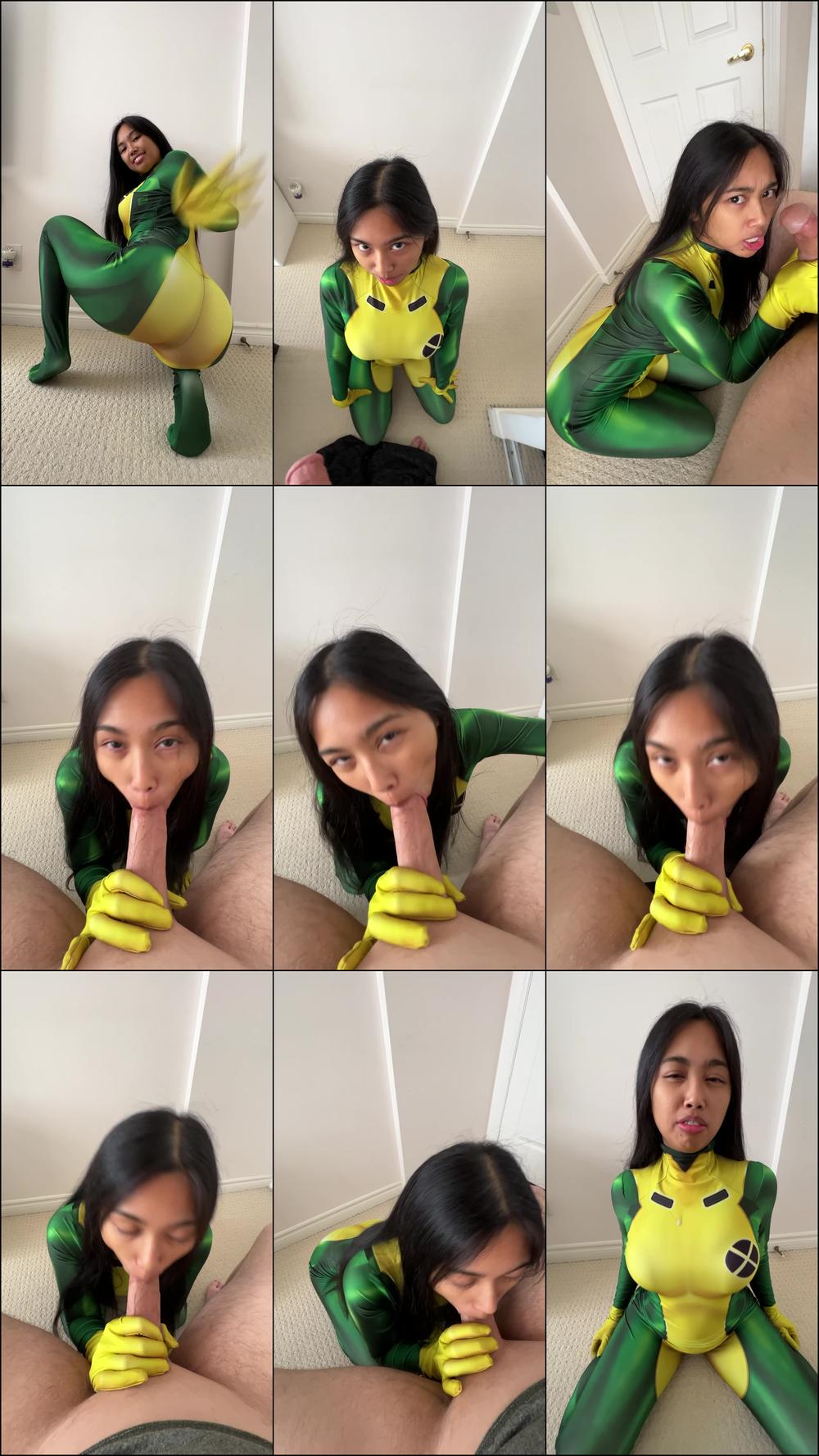 Rogue from X-Men Sucks Your Cock POV - October 07, 2023