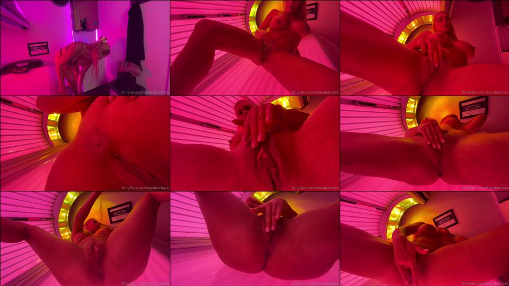 kayabarbara 10 12 2022 2712411729 stranger films me in a public solarium while i m playing my naughty pussy.