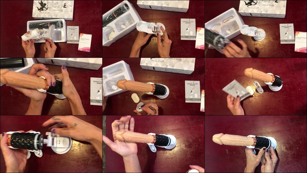 Unboxing Realistic Dildo Electric