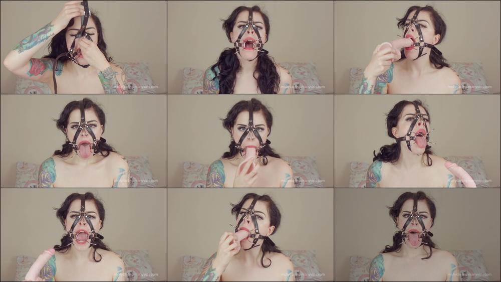 Spidergag Try On Drooling Spit Fetish