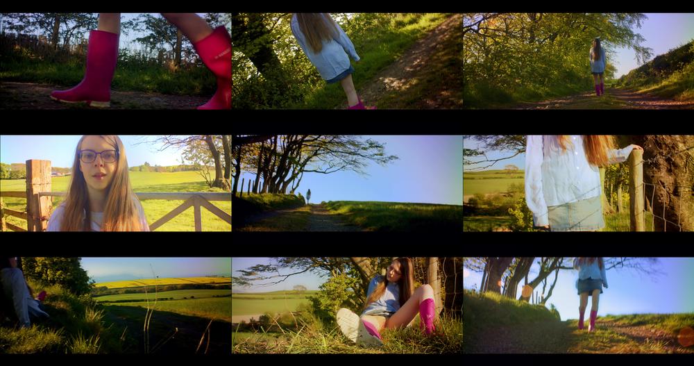 PINK WELLIES walking with no panties - May 15, 2020